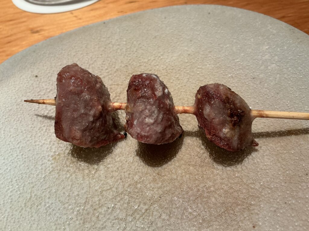 焼鳥嘉とうの砂肝