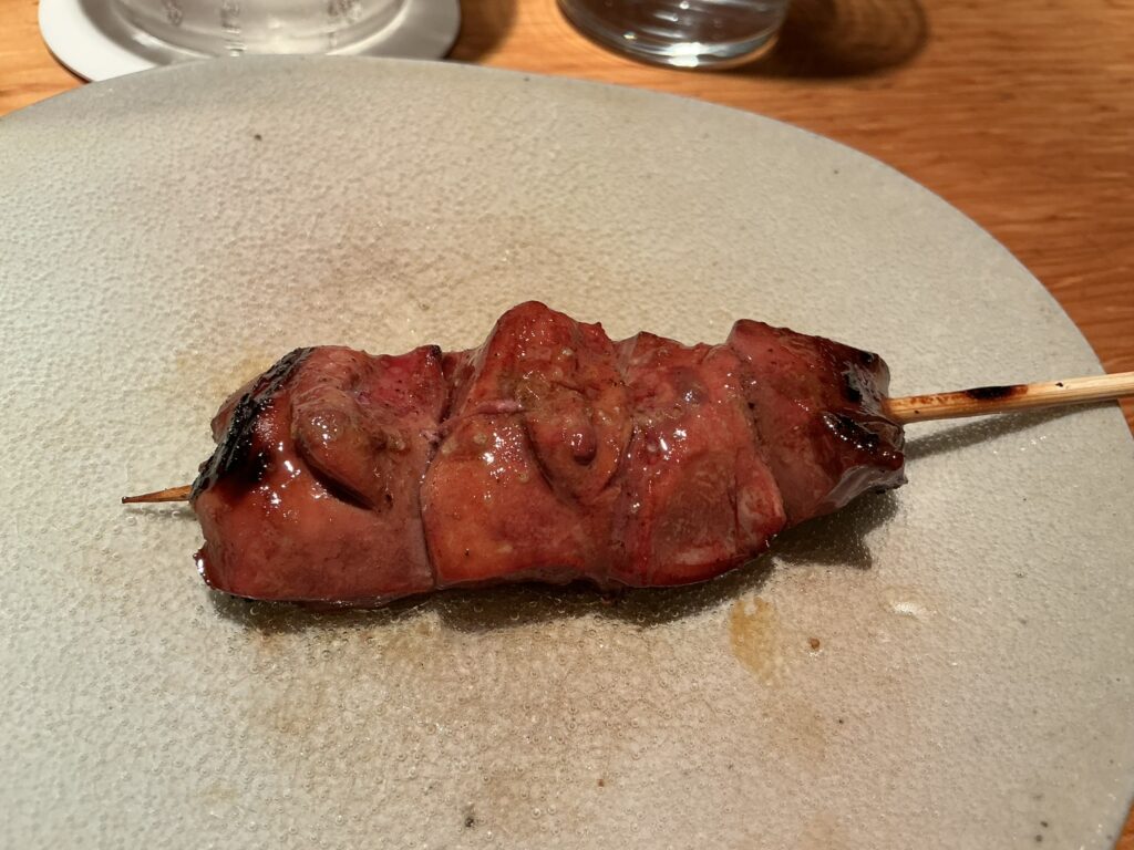 焼鳥嘉とうのレバー