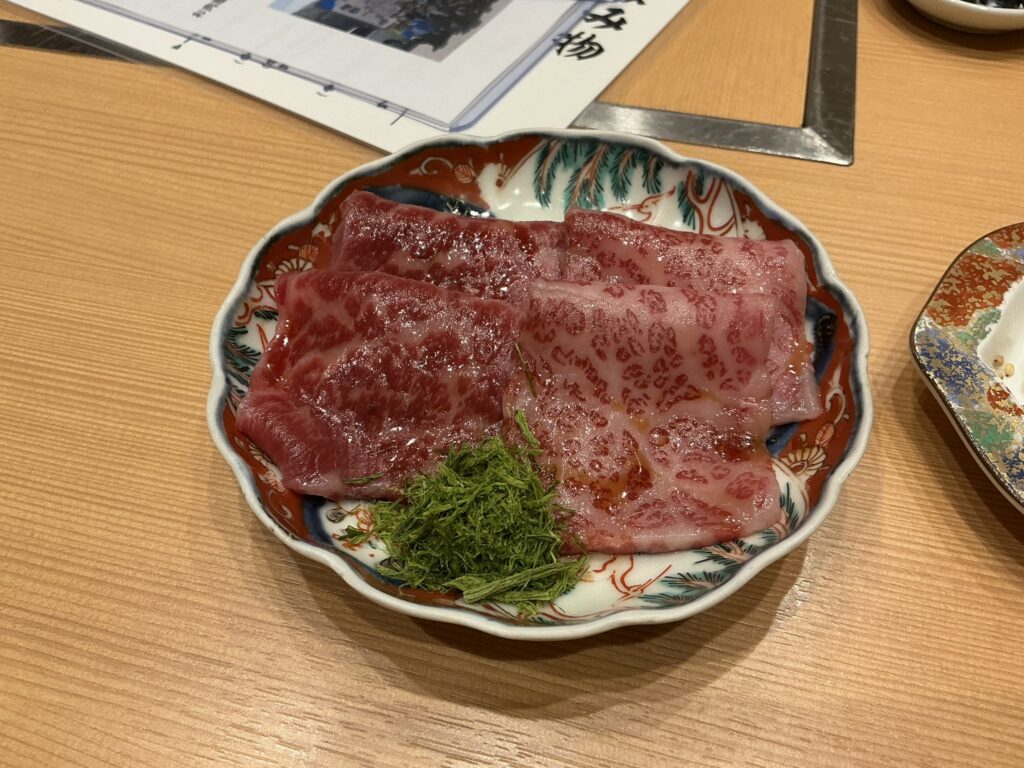 神戸焼肉金虎の刺身