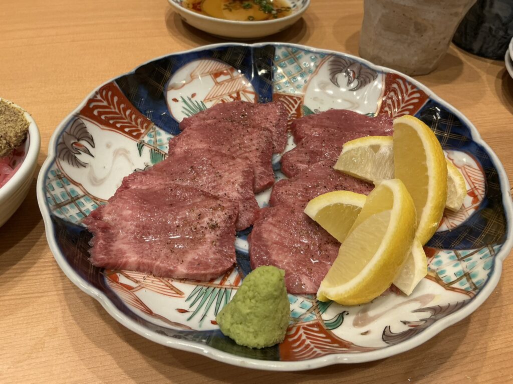神戸焼肉金虎のタン