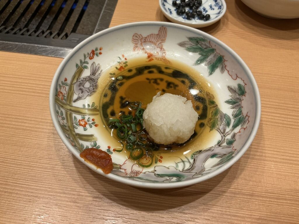 神戸焼肉金虎の香味ポン酢