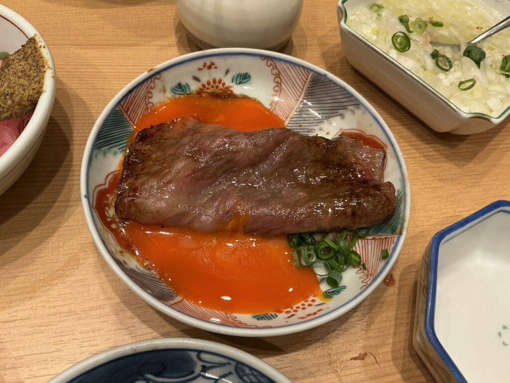 神戸焼肉金虎の焼きすき