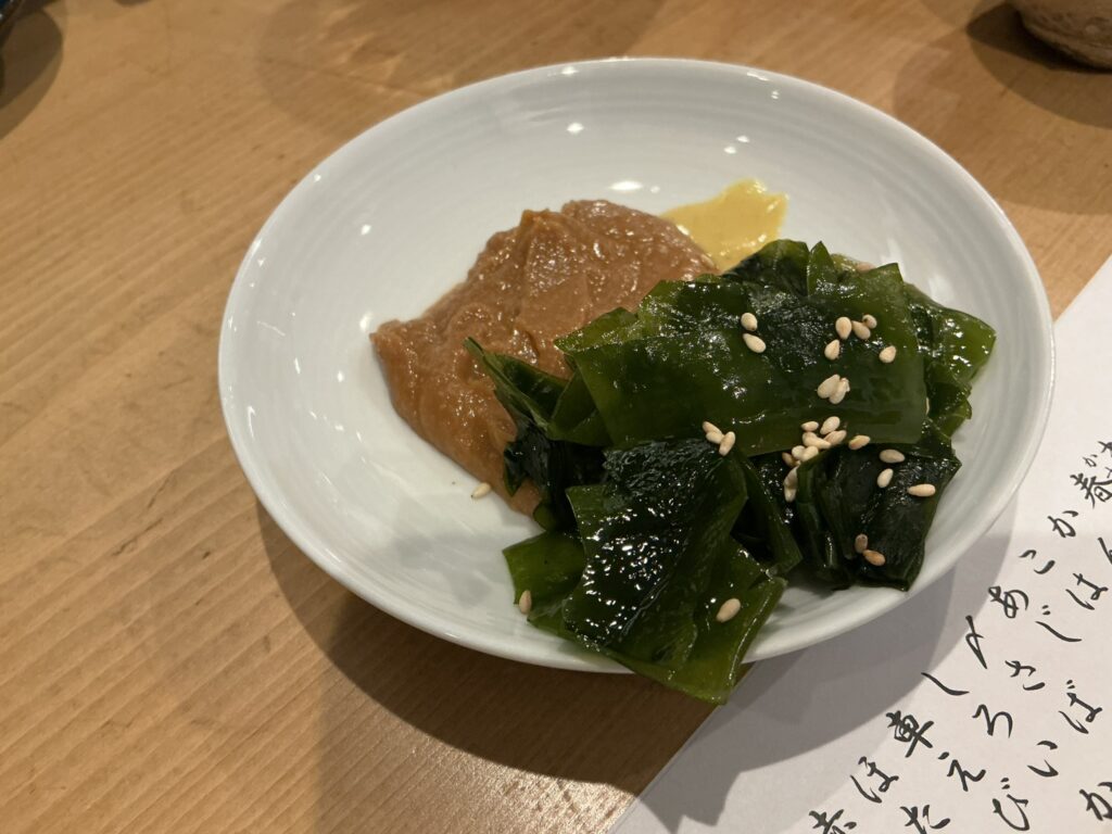 蛇の市のワカメ