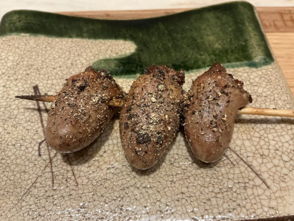 焼鳥にしきのハツ