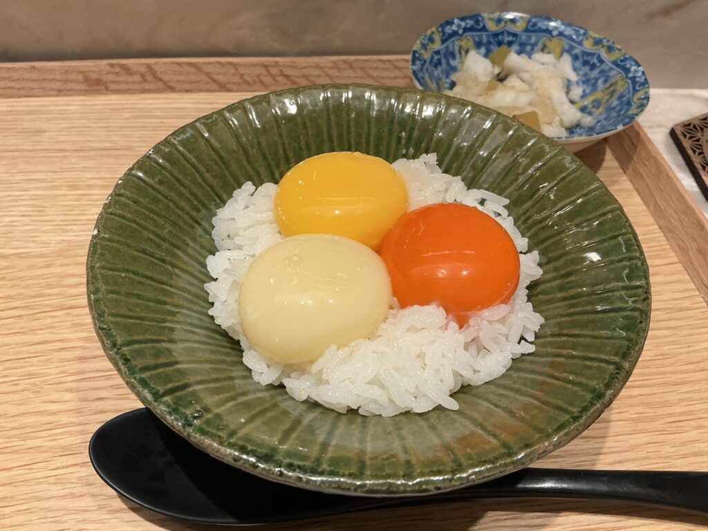 焼鳥にしきの卵かけご飯