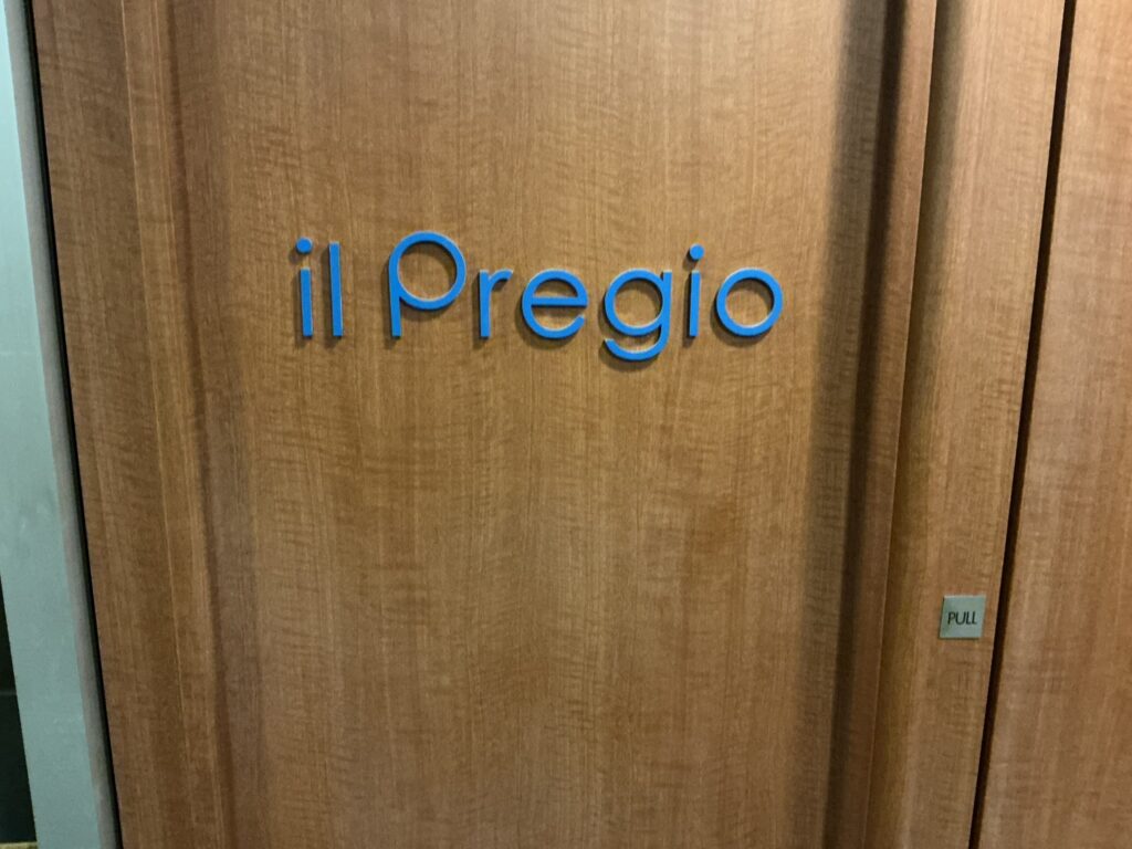 イル プレージョの玄関