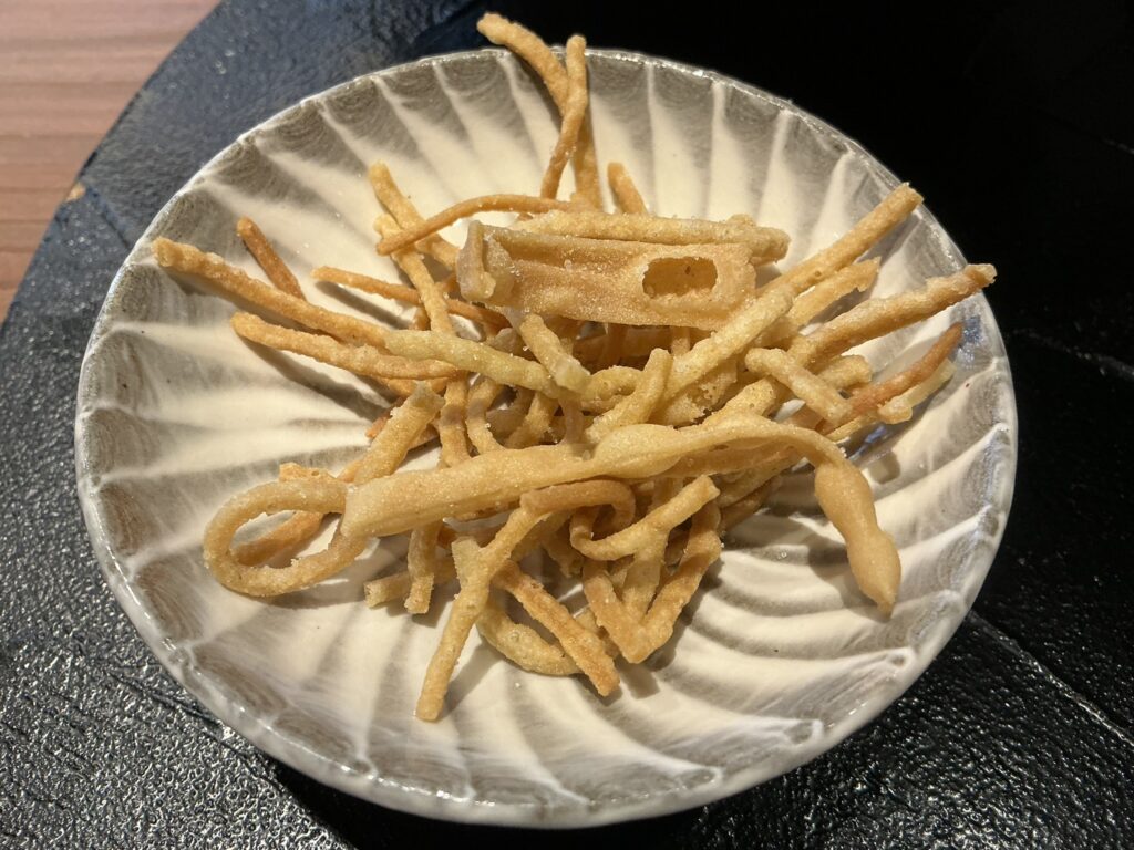 天々蕎々うめ庵のお通し