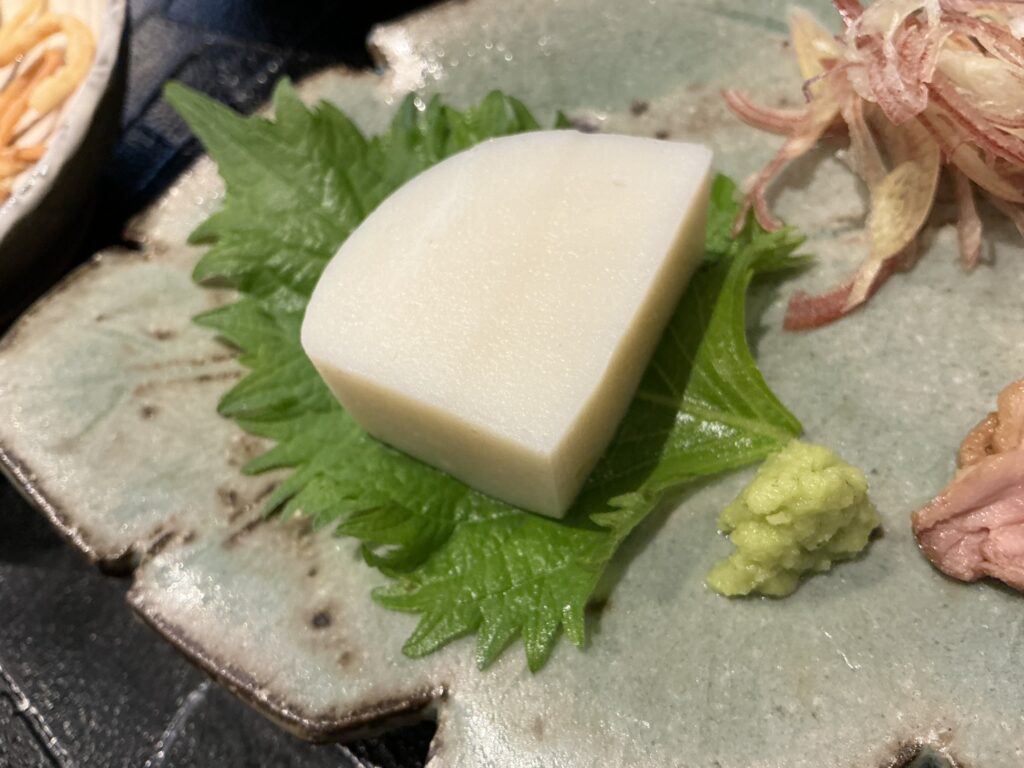 天々蕎々うめ庵の板わさ