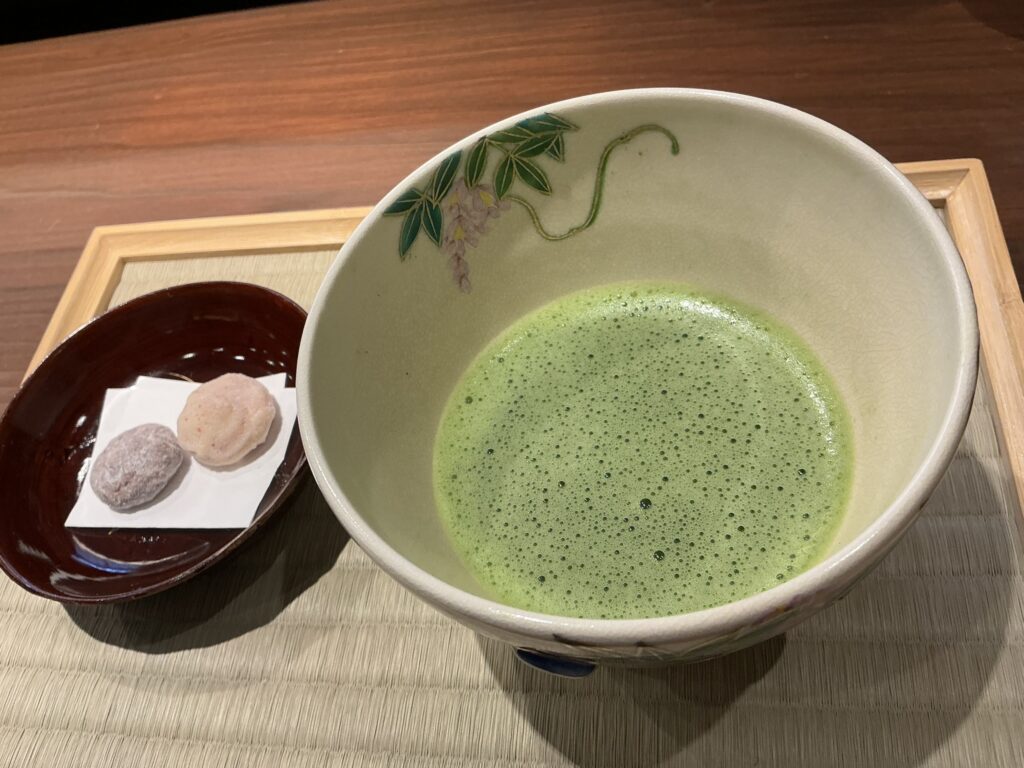 天々蕎々うめ庵の抹茶