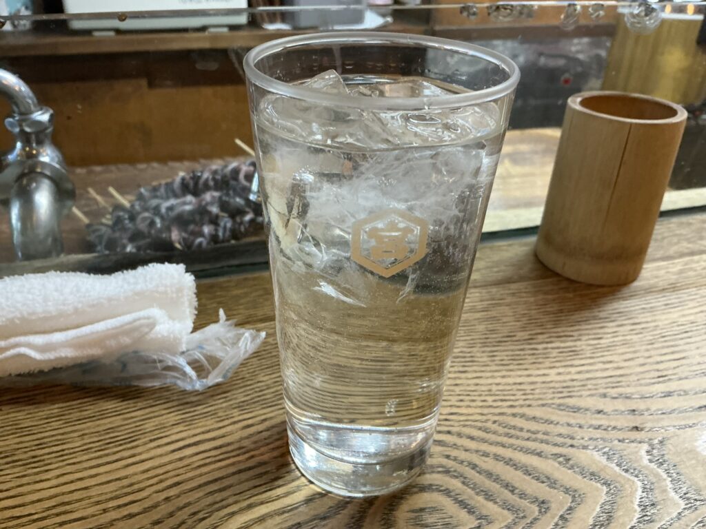 かぶとの金宮のソーダ割り