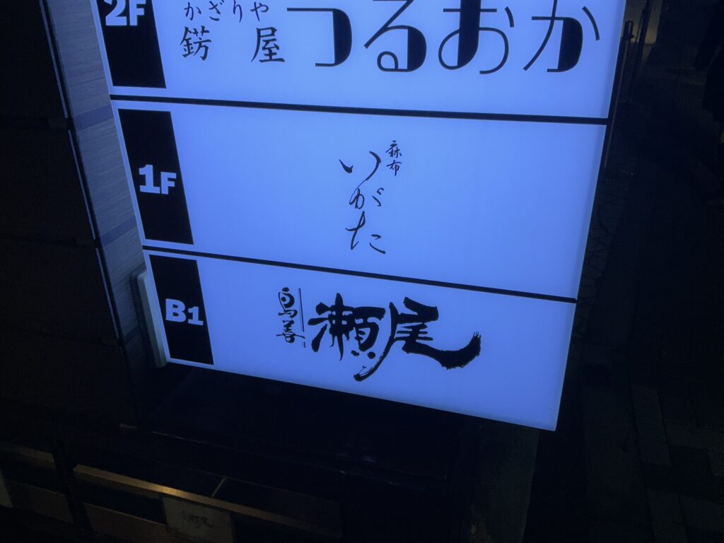 瀬尾の看板