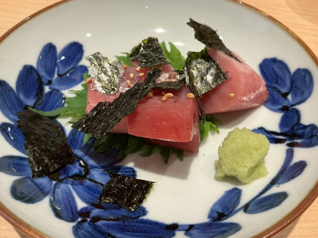 寿司清のメジマグロ