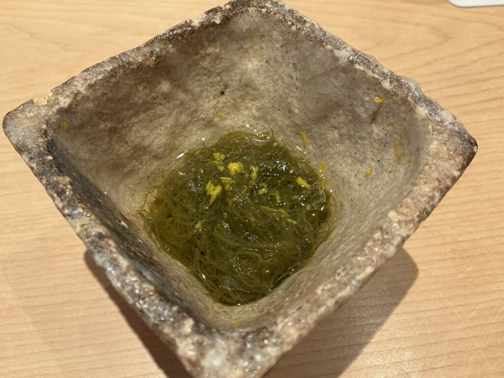 寿司清のもずく
