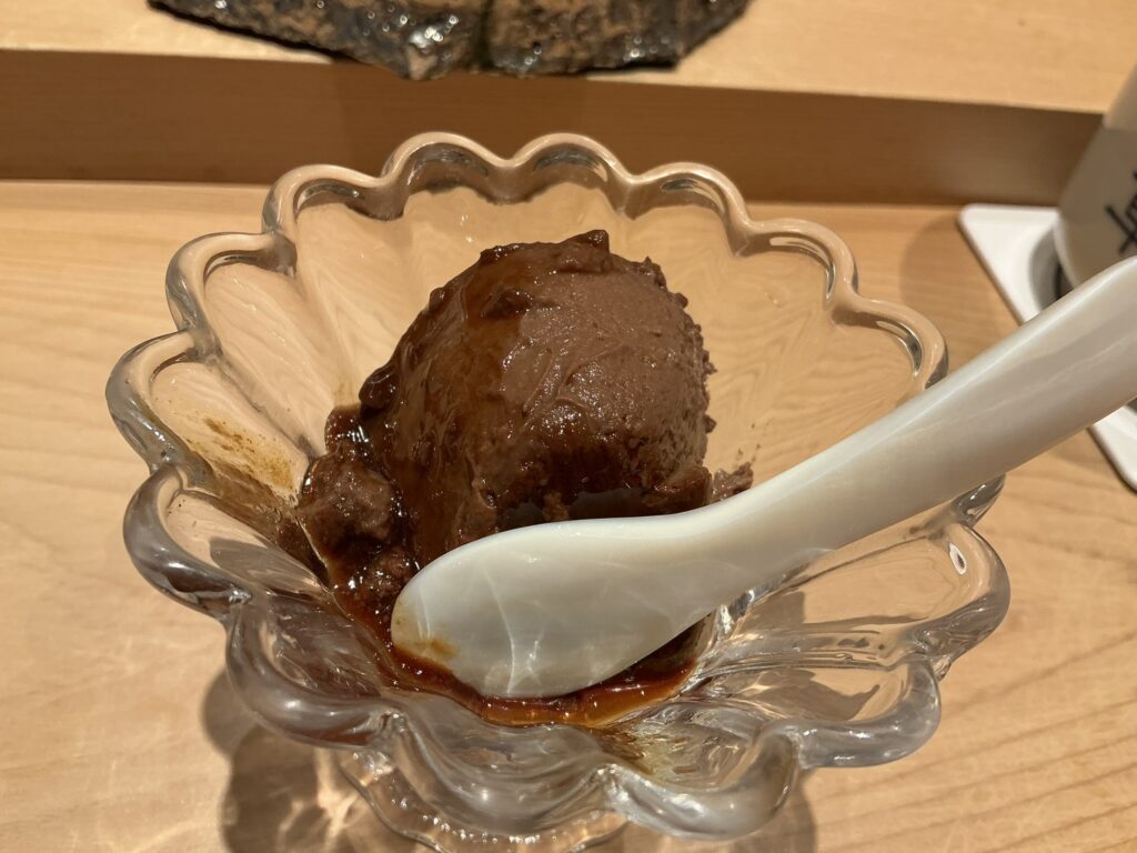 寿司清のチョコプリン