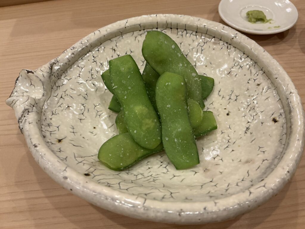 鮨桂太の枝豆