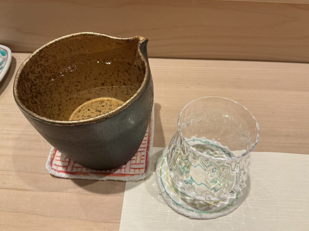 鮨みずかみの日本酒