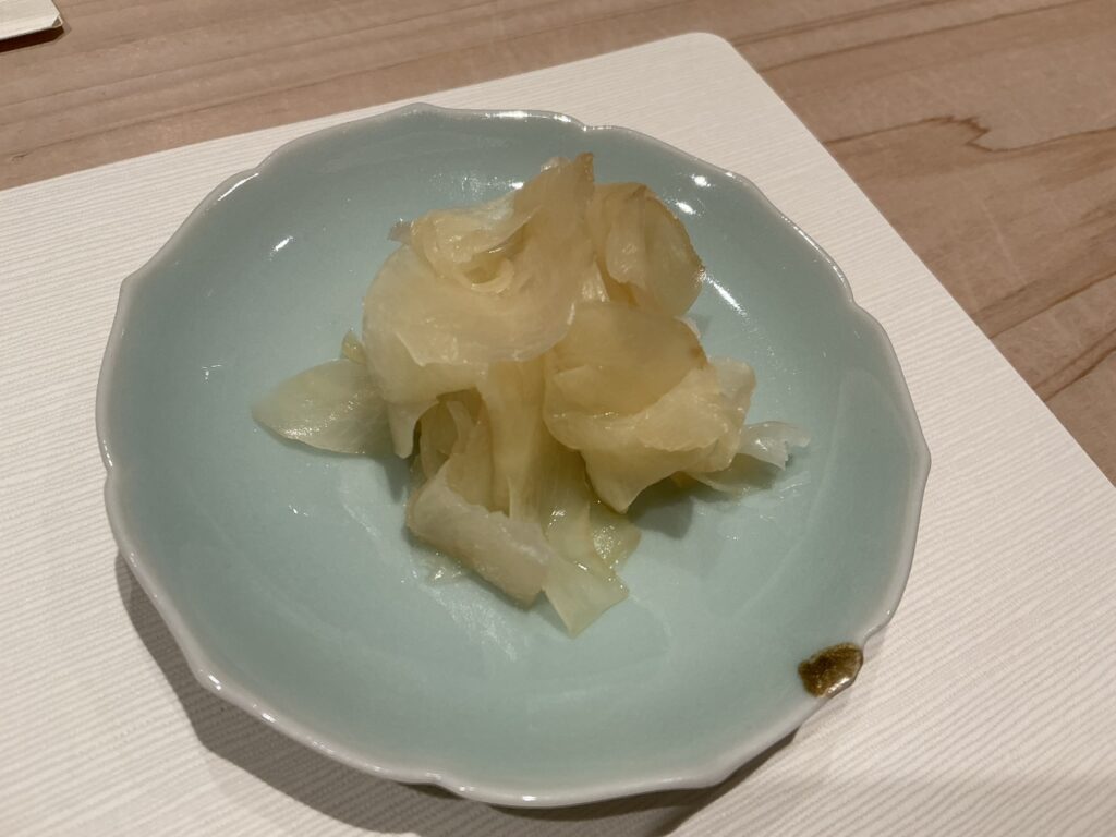 鮨みずかみのガリ