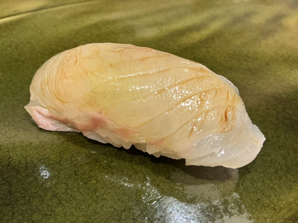 鮨みずかみのヒラメ