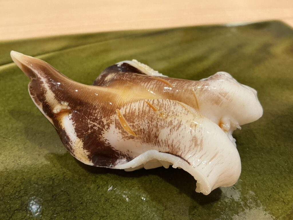 鮨みずかみのトリガイ