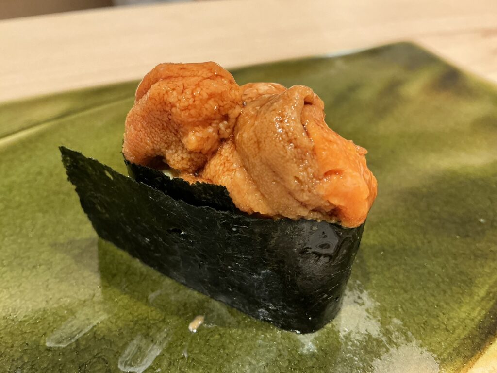 鮨みずかみのウニ