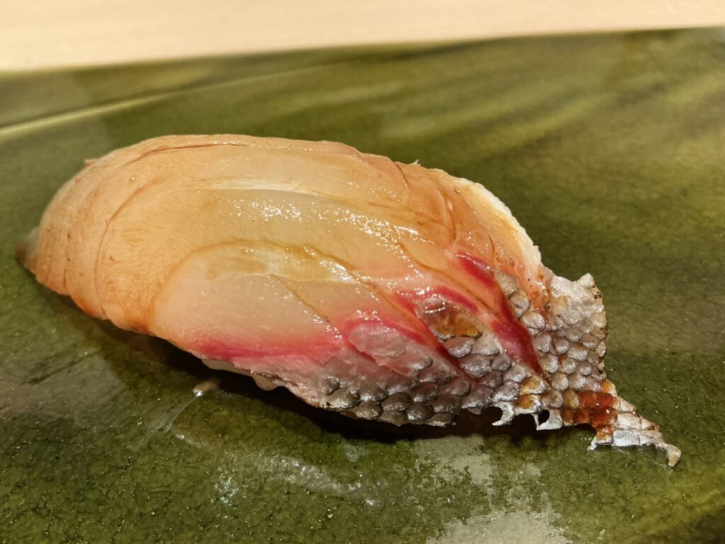 鮨みずかみのイサキ