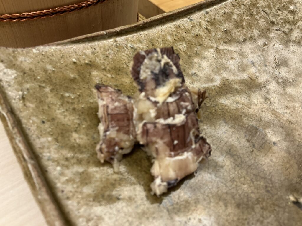 鮨おばなのシャコ