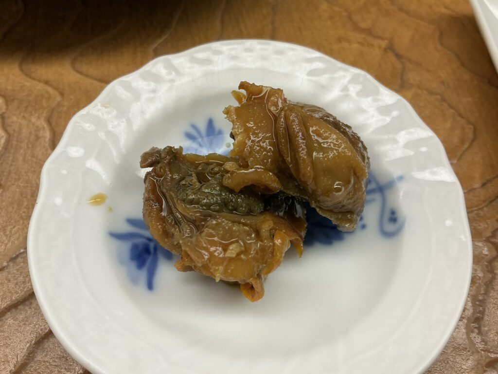 鮨おばなのアカガイ