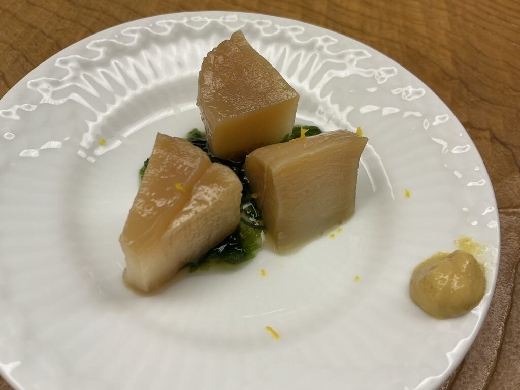 鮨おばなのホタテ