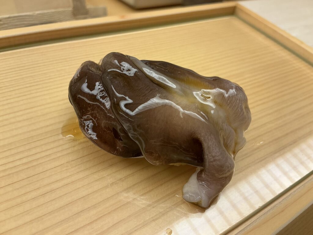 鮨おばなのトリガイ