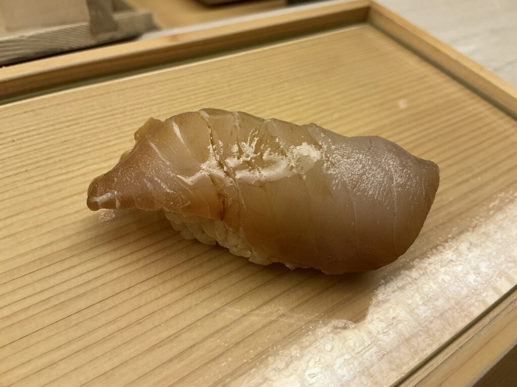 鮨おばなのサワラ