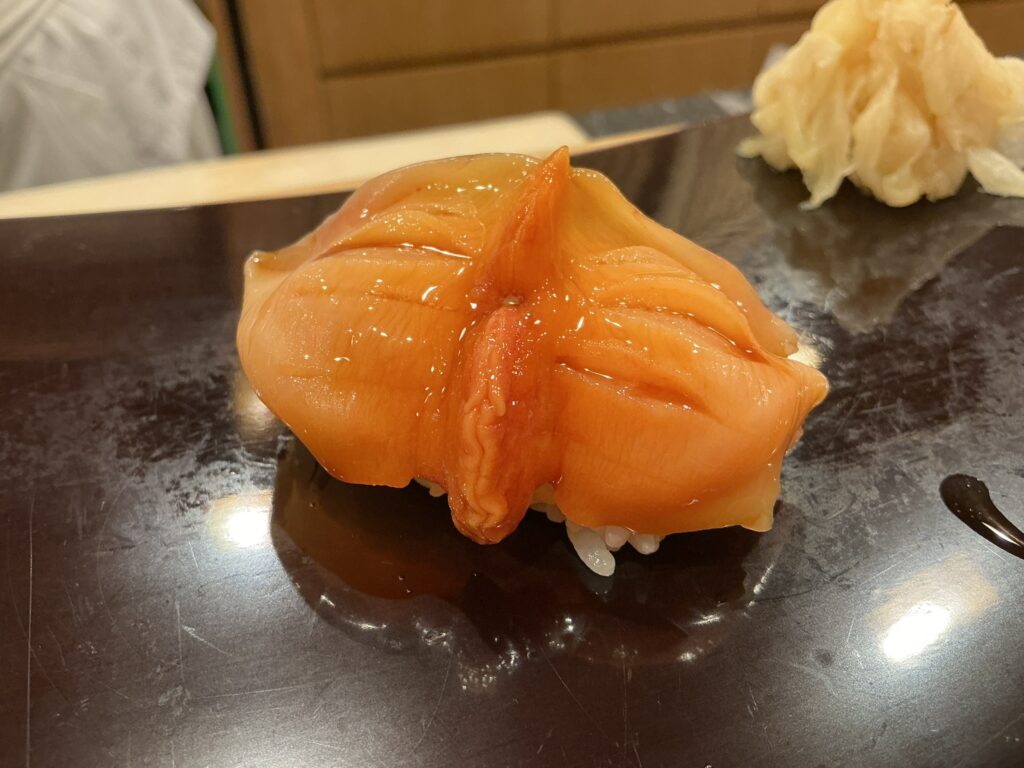 なか條のアカガイ