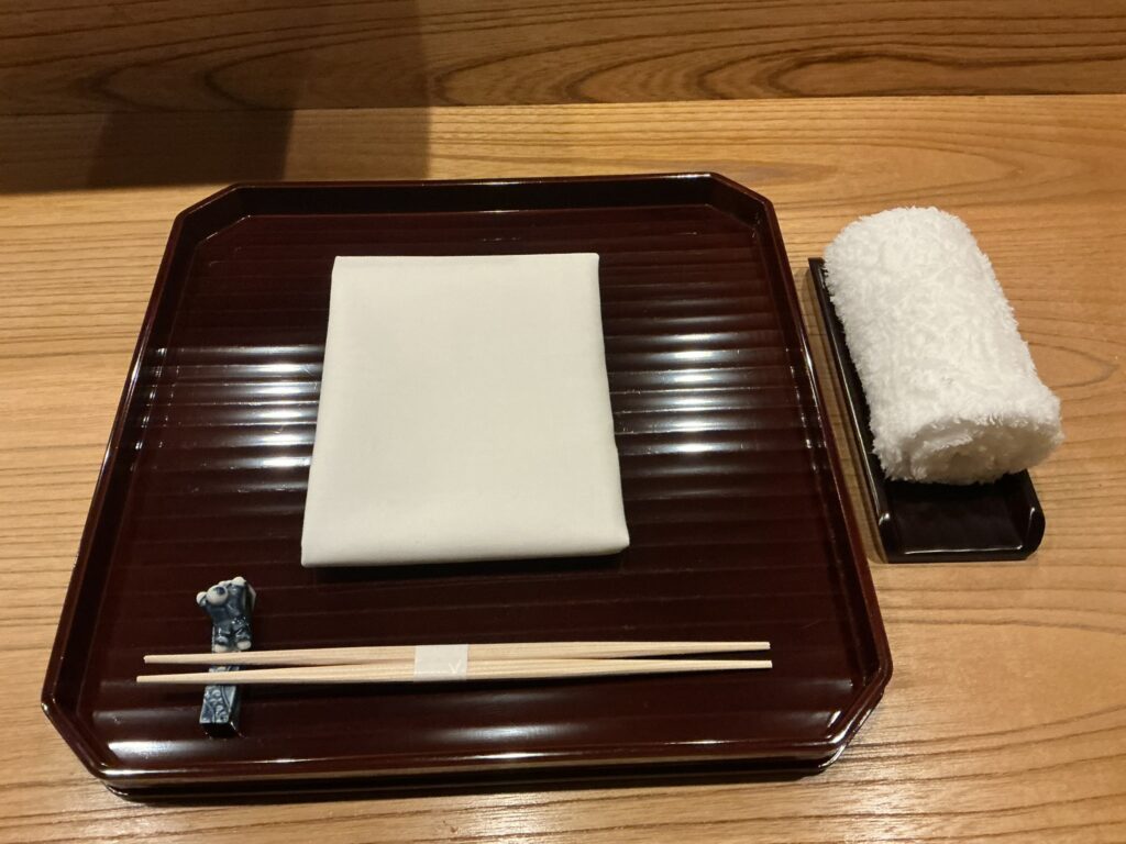 馳走 髙山のカウンターセット
