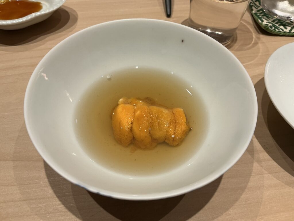 すし良月のウニ