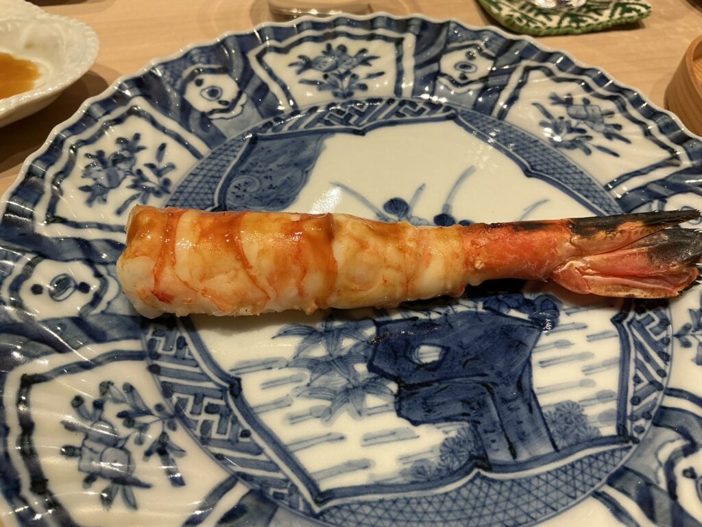 すし良月のボタンエビ