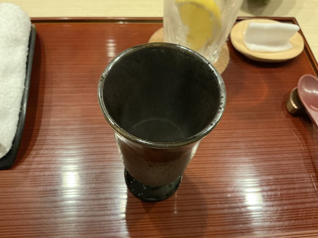 すし処漁美の箸洗い