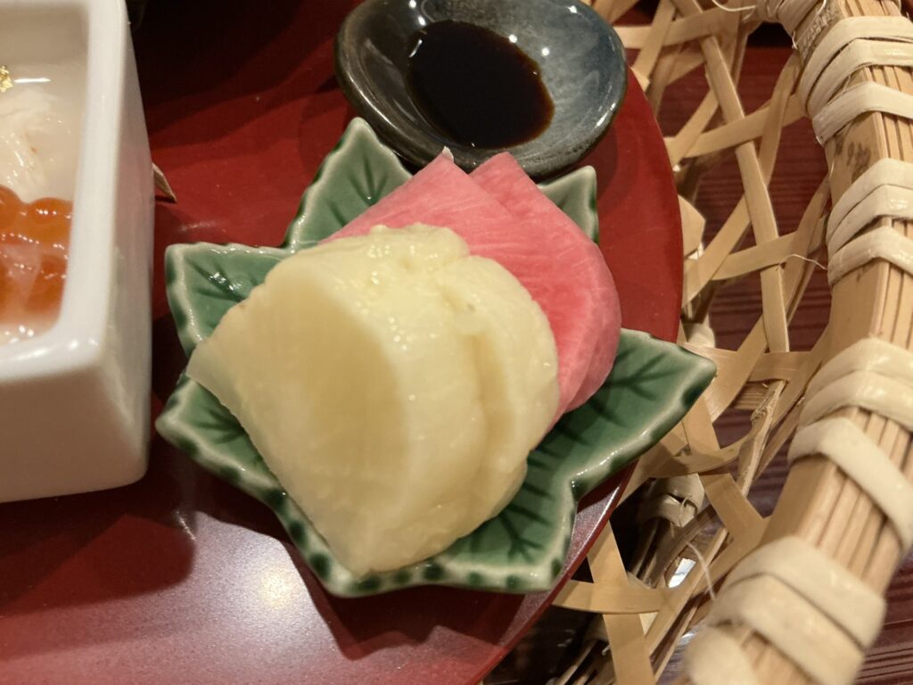 すし処漁美の香の物二種