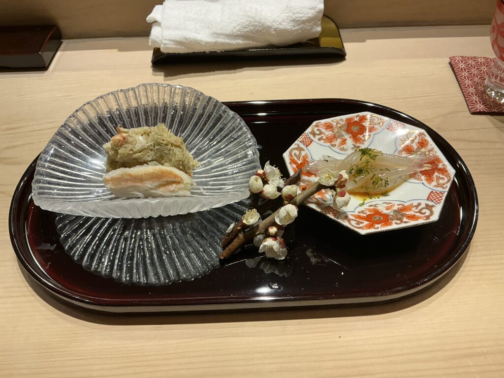 鮨服部の先付け