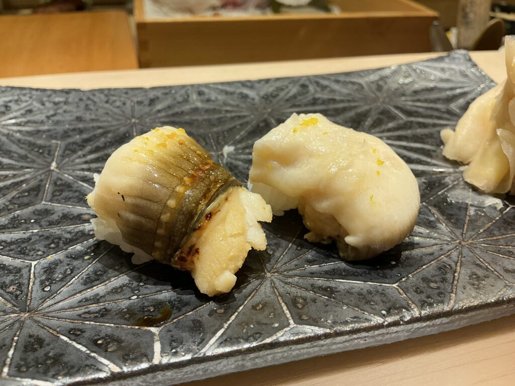 鮨服部のアナゴ