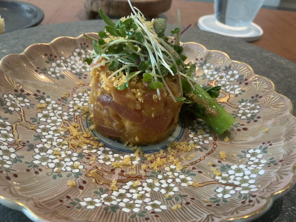 白土の本鮪/菜花