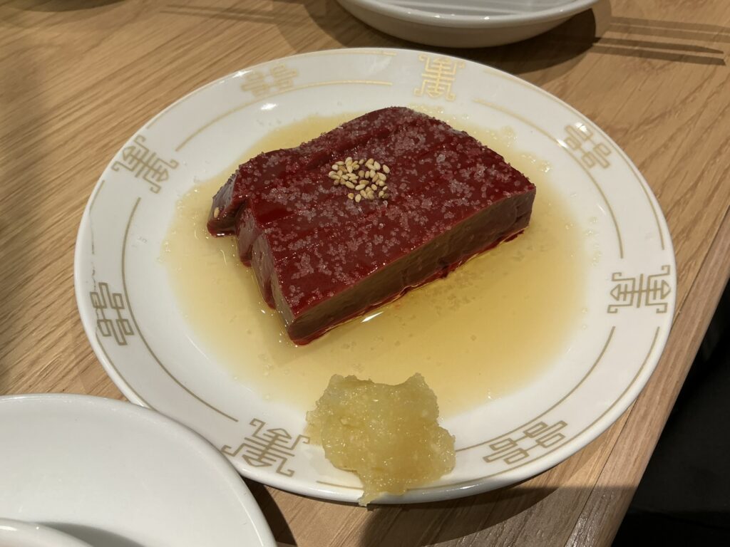 焼肉ここちのレバー