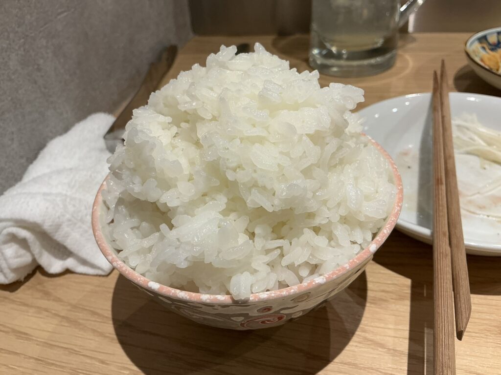 焼肉ここちのライス