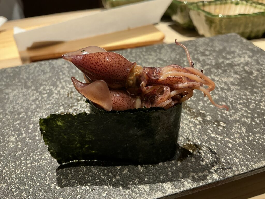 鮨結う紬のホタルイカ