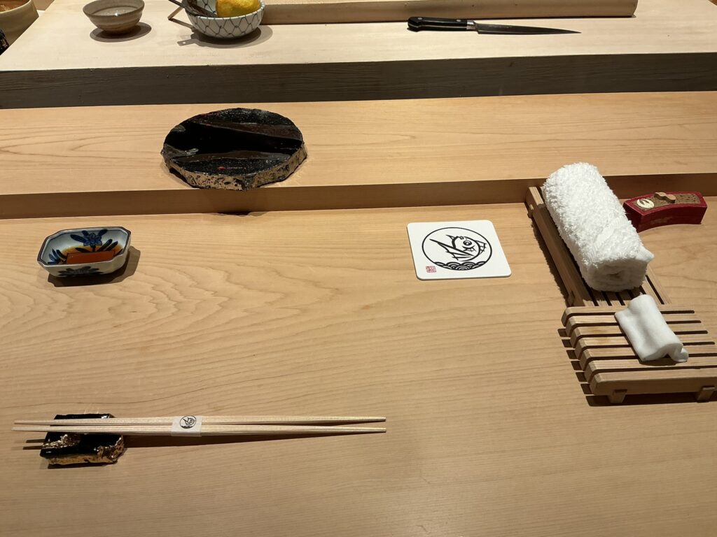 寿司清のカウンターセット