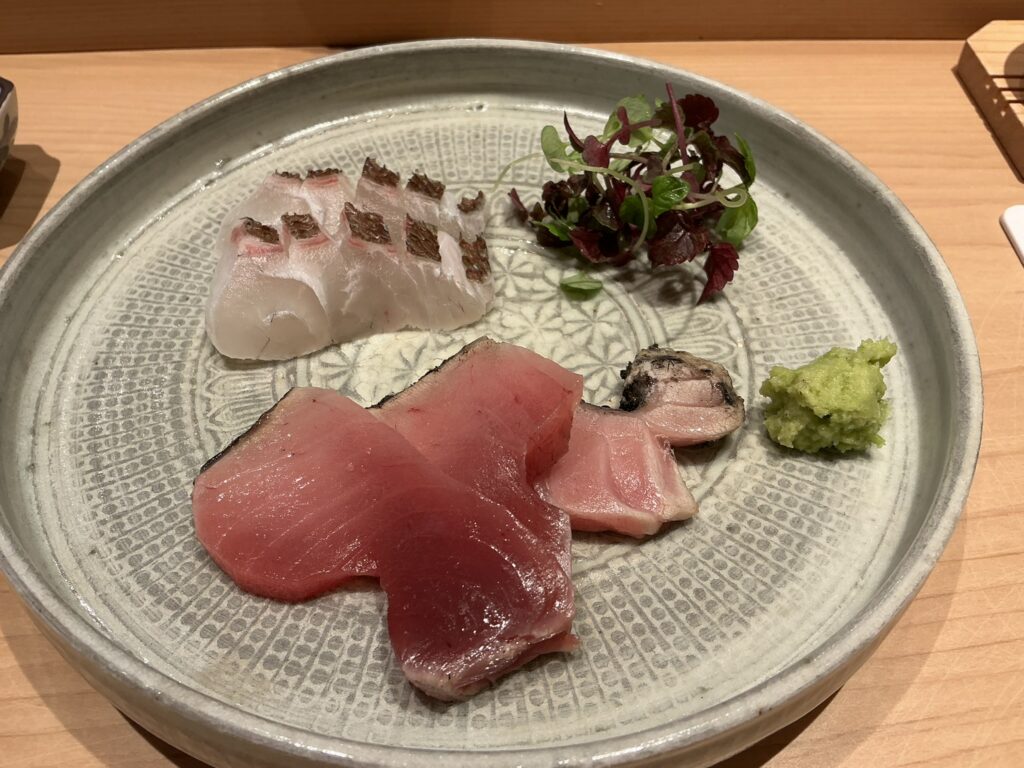 寿司清のメジマグロとマダイ