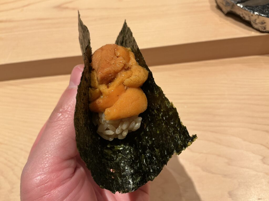 寿司清のバフンウニ