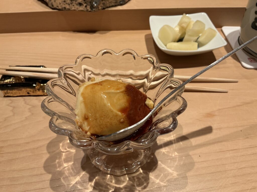 寿司清のプリン