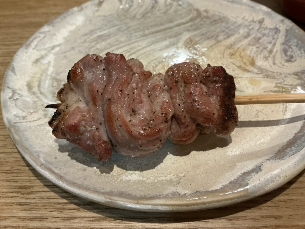 やきとりshiraのセセリ