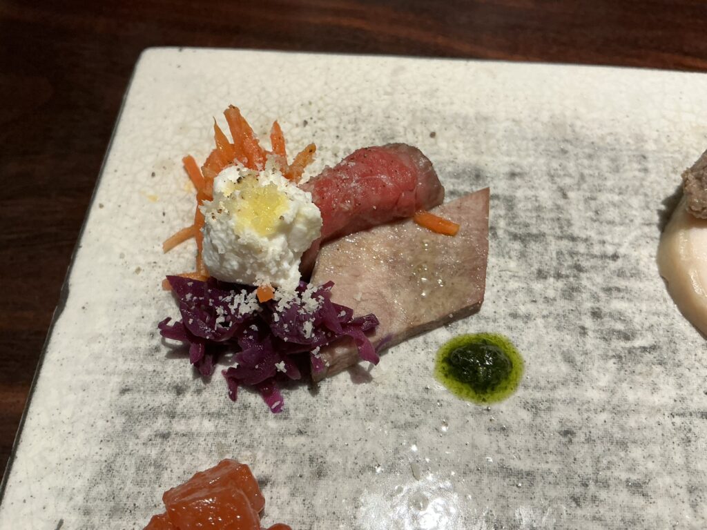 ダ ゴトウの牛タンとローストビーフ