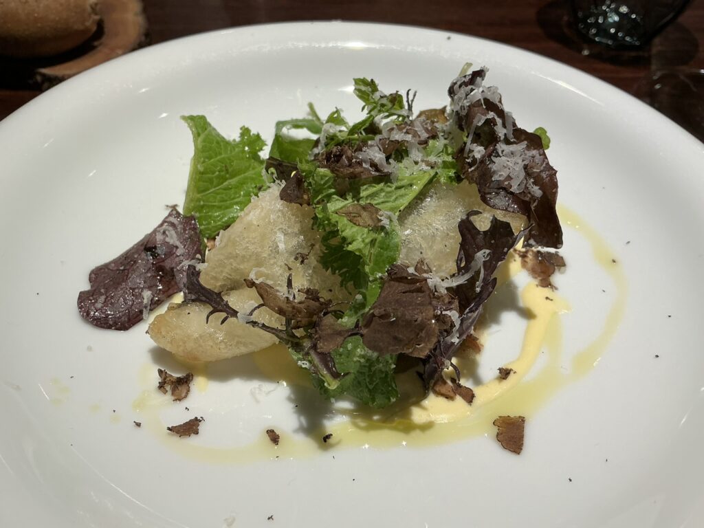 ダ ゴトウのアナゴのフリット