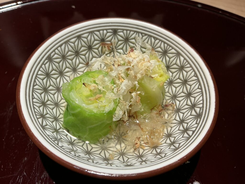 鳥焼き 小花のキャベツ